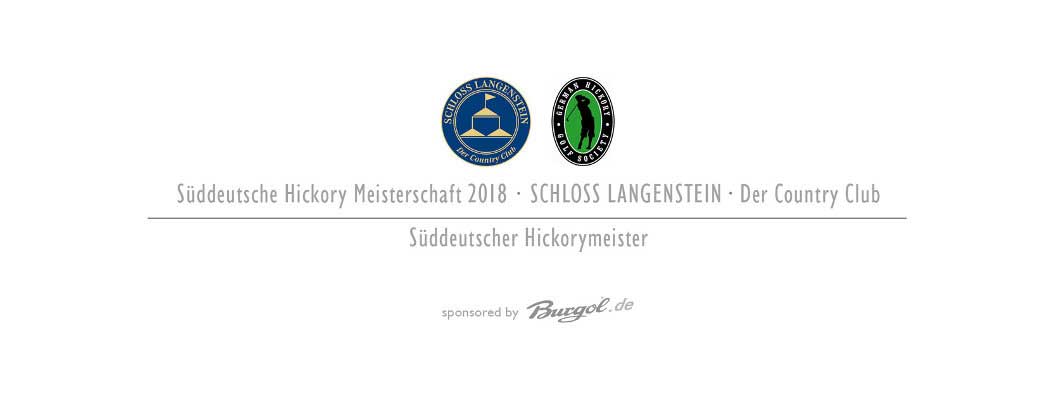 Burgol - Sponsor der Süddt. Hickorygolfmeisterschaften 2018 