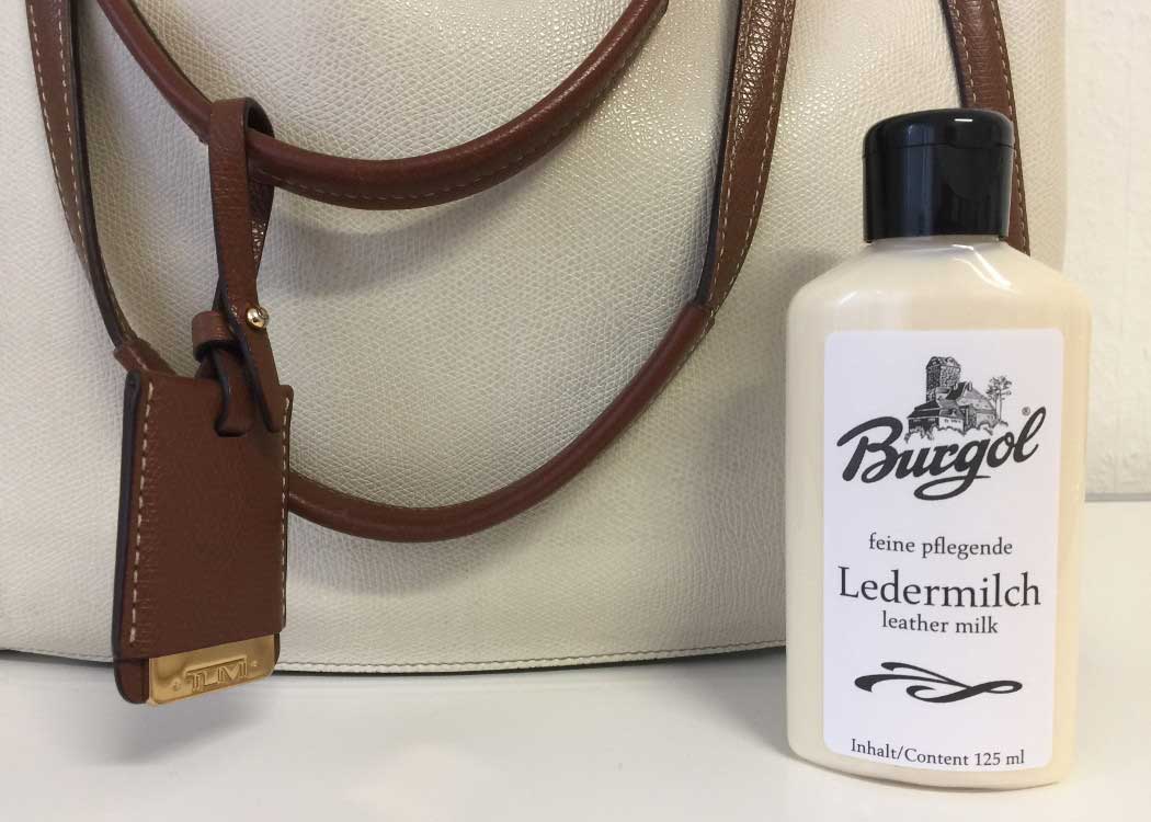 The Burgol Leather Milk for handbags 